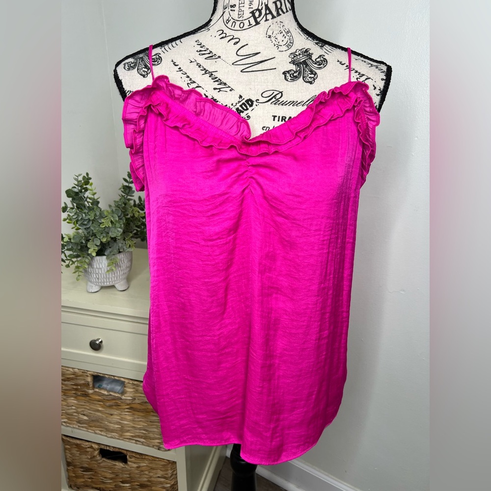 Impressions Camisole Ruffle Top